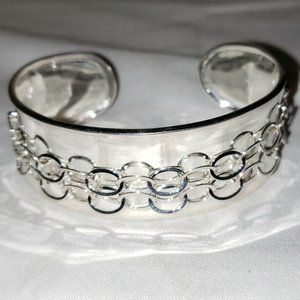 Sterling Silver Bangle Size Used One Size